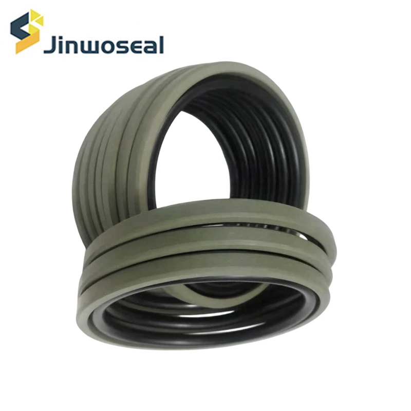 PTFE Composite Glyd Ring with Bronze Filler for Double-Acting Hydraulic Seals-2 PTFE Composite Glyd Ring with Bronze Filler for Double-Acting Hydraulic Seals-2